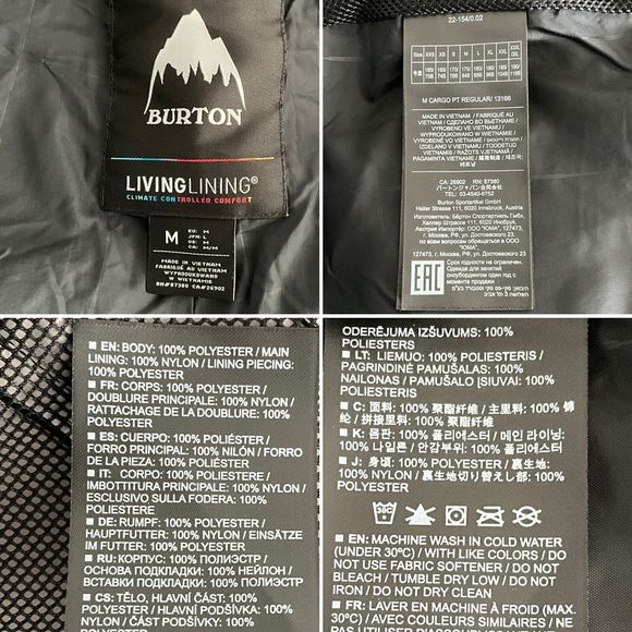 Burton Ski Pants Women M Black Snowboard Adjustable Waist Pockets 2021 - Picture 4 of 13